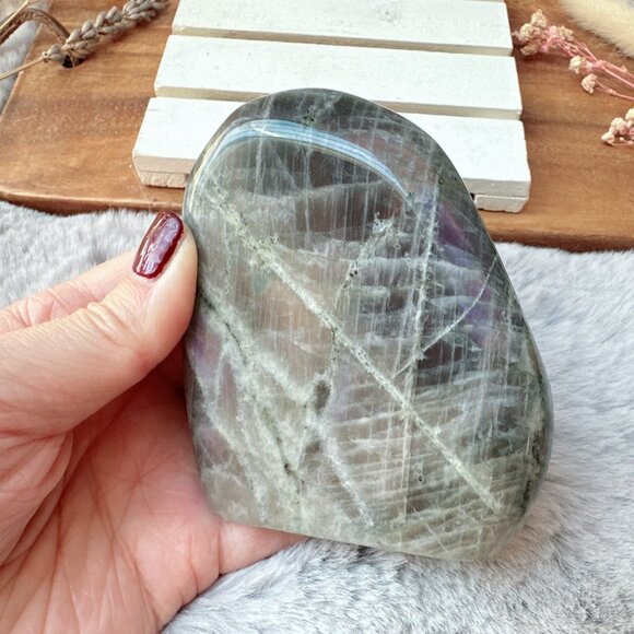 Beautiful Small Labradorite Free Form - Picture 9 of 9